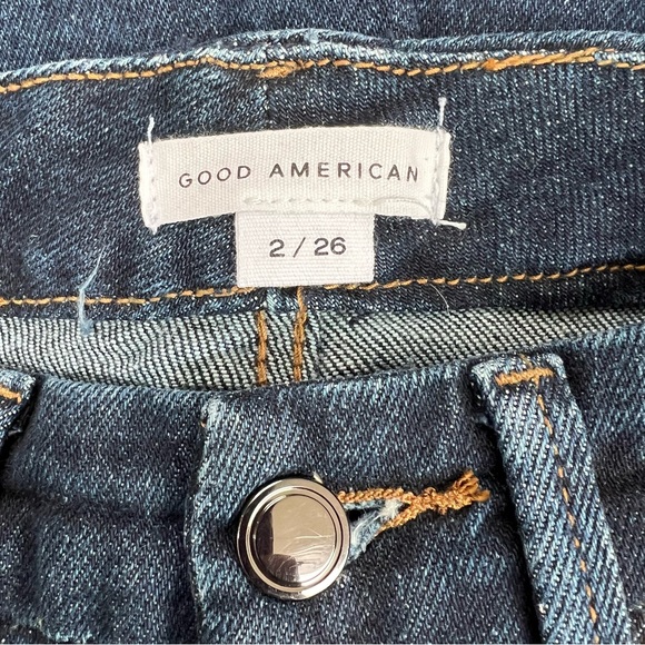 NWT Good American Good Waist Chewed Pocket Jeans 2/26 - Picture 10 of 12